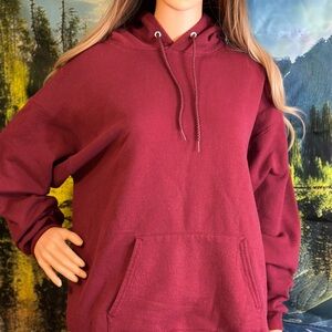 Hanes Women's Maroon Hoodie